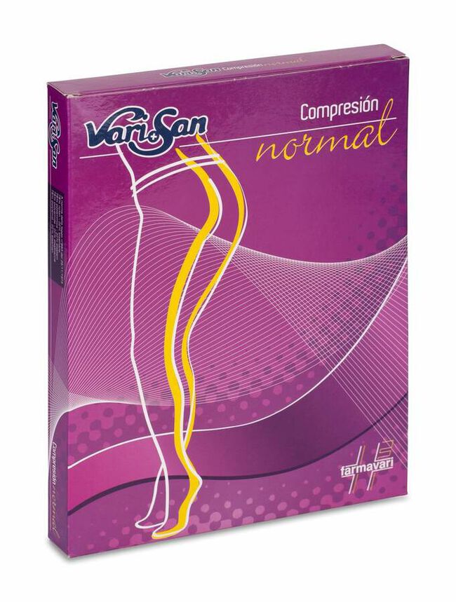 Varisan Media Larga Beige Compresión Normal Talla 3, 1 Ud
