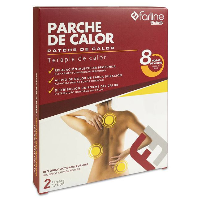 Farline Activity Parches de Calor, 2 Unidades