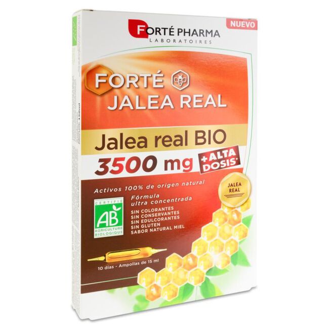 Fort&eacute; Pharma Fort&eacute; Jalea Real Bio 3500 mg, 10 Ampollas