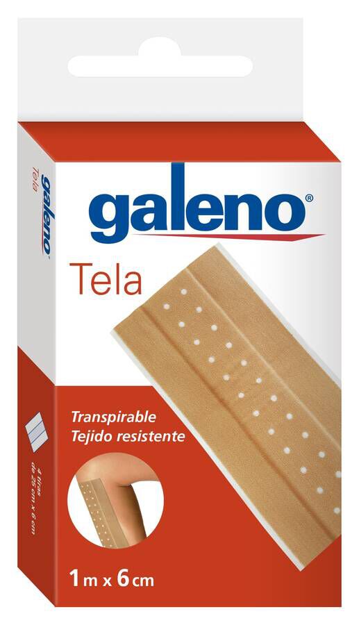 Galeno Tela Tira Adhesiva 1 m x 6 cm