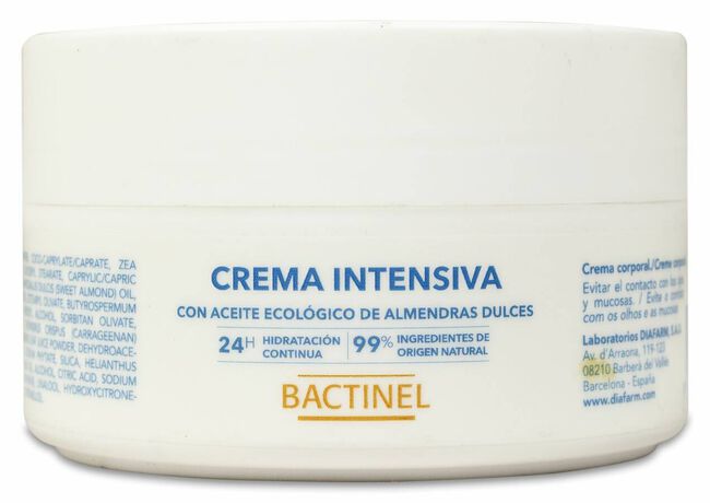 Bactinel Crema Intensiva 24h Natural, 185 g