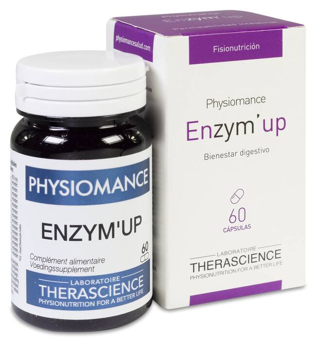 Physiomance Enzym'up, 60 Cápsulas