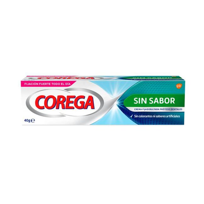 Corega Crema Extra Fuerte Sin Sabor, 40 g