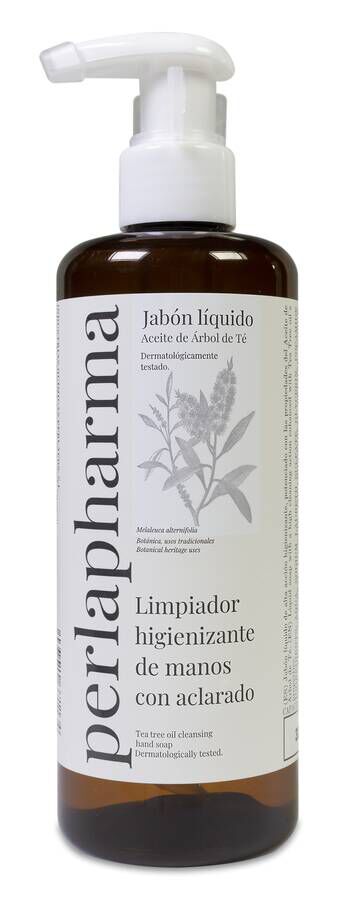 Perlapharma Jabón Líquido con Árbol de Té, 300 ml