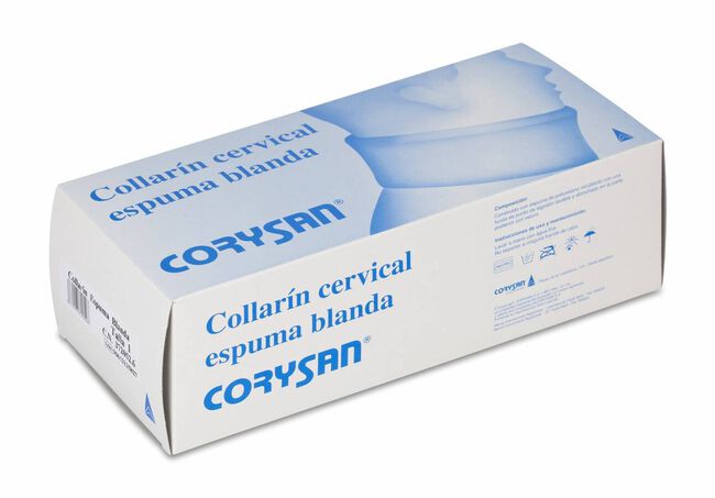 Corysan Collarín Cervical de Espuma Blanda Talla 3, 1 Ud