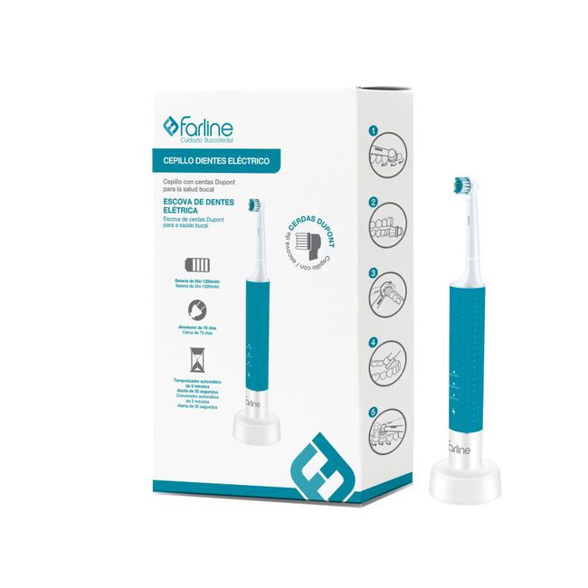 imagen de Farline Cepillo de Dientes Eléctrico Recargable, 1 Ud
