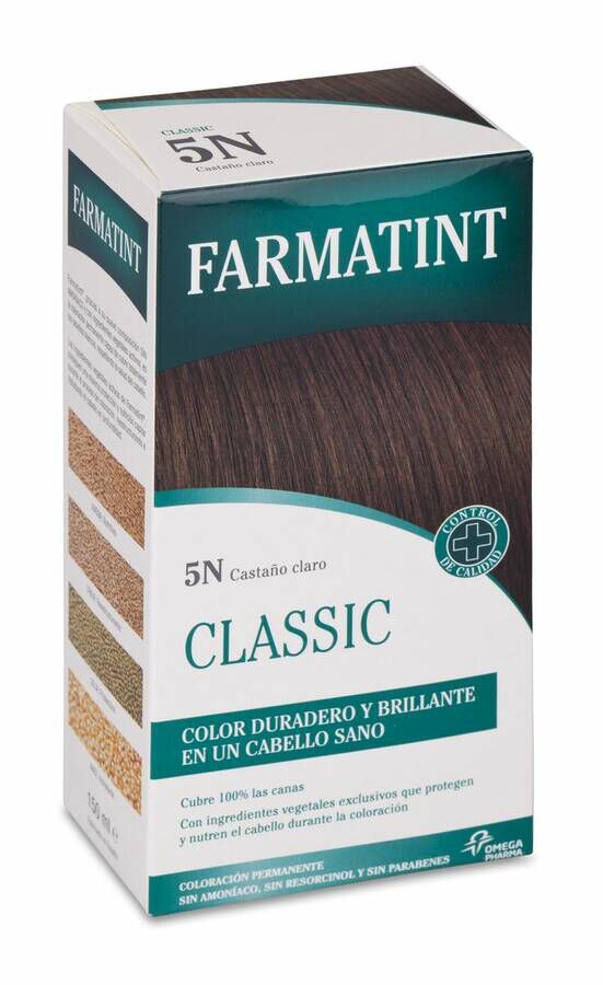 Farmatint Tinte Capilar 5N Castaño Claro, 1 Ud