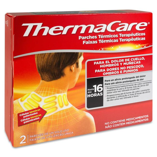 Thermacare Parches Térmicos Cuello Hombro, 2 Unidades