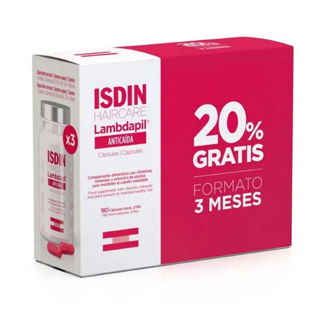 Isdin Lambdapil Anticaída, 180 Cápsulas