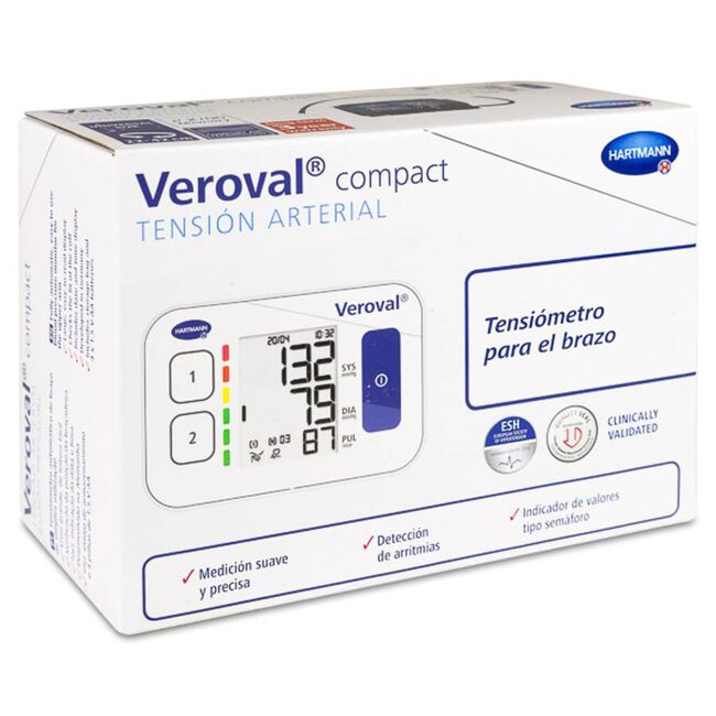 Veroval Compact Tensiómetro para el Brazo, 1 Ud