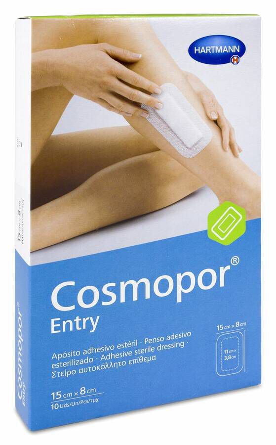 Cosmopor Entry Apósito Estéril 15 x 8 cm, 10 Uds