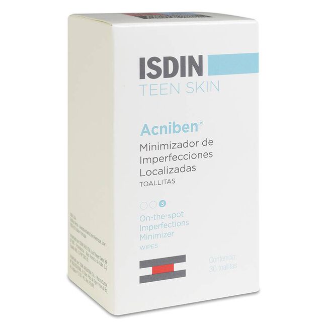 Isdin Acniben Toallitas Limpiadoras, 30 Uds