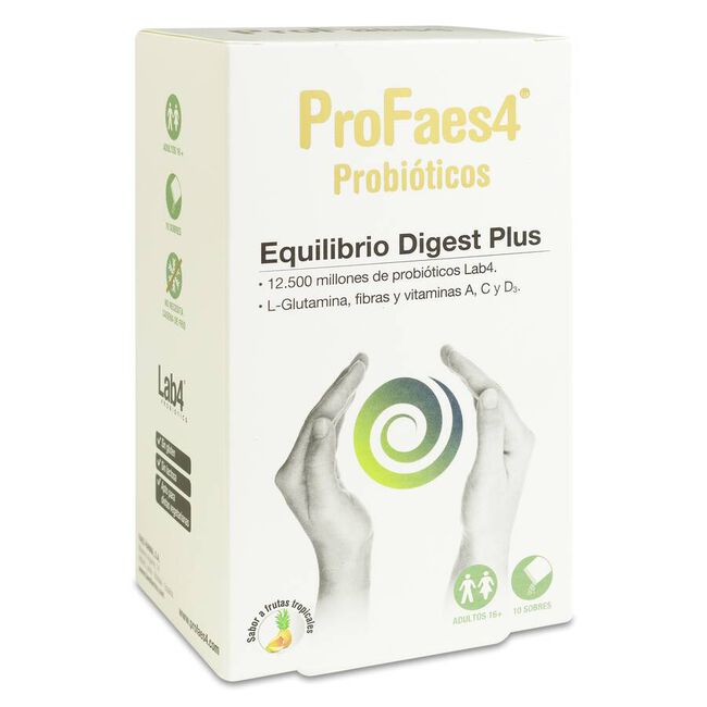 Faes Farma ProFaes4 Probióticos Digest Plus, 10 Sobres