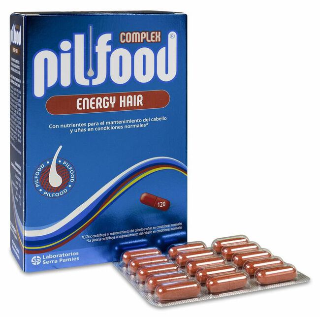 Pilfood Complex Energy Hair, 120 Comprimidos
