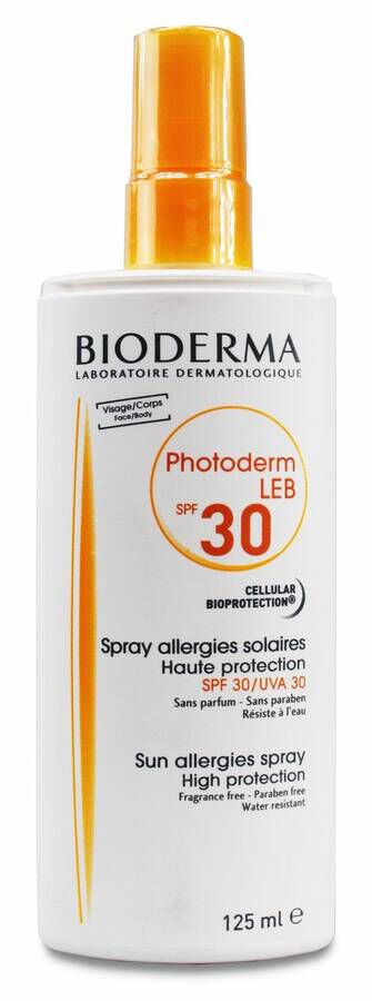 Bioderma Photoderm LEB SPF 30 Alergias Solares Spray, 125 ml