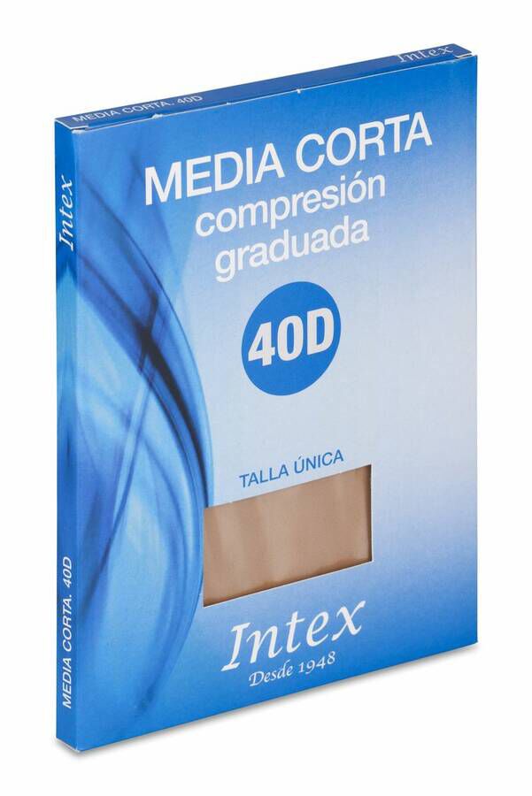 Intex Media Corta C. Ligera Beige, 1 par
