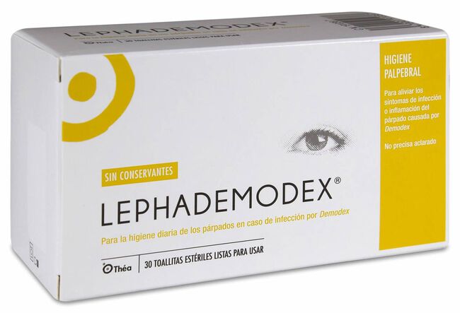 Lephademodex Toallitas Estériles Oculares, 30 Uds