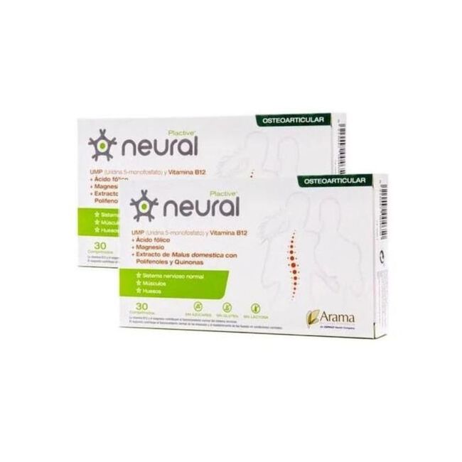 Plactive Neural 30 comprimidos, 2 unidades