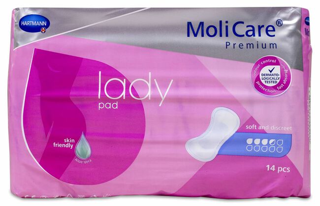 imagen de Molicare Premium Lady Compresas Absorbentes 3,5 gotas, 14 Uds