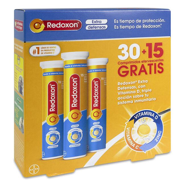 Pack Redox&oacute;n Extra Defensas, 45 Uds
