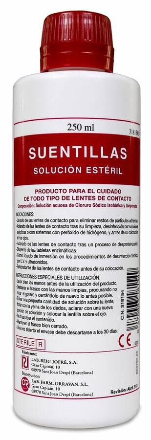 Orravan Suentillas, 250 Uds