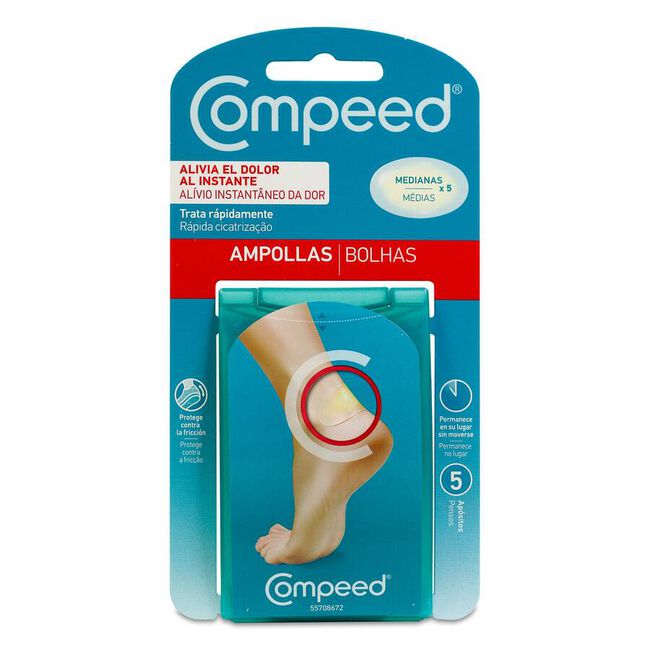 Compeed Ampollas Medianas, 5 Uds