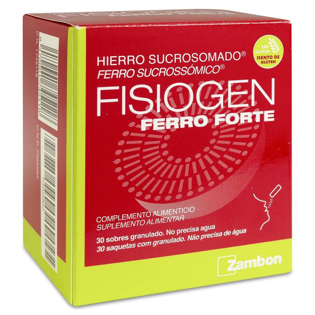 Fisiogen Ferro Forte Granulado, 30 Sobres