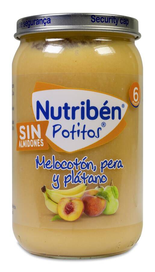 Nutriben Potitos Melocoton, Pera Y Platano 235 G