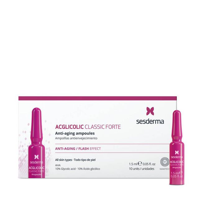 Sesderma Acglicolic Classic Forte, 1,5 ml x 10 Unidades