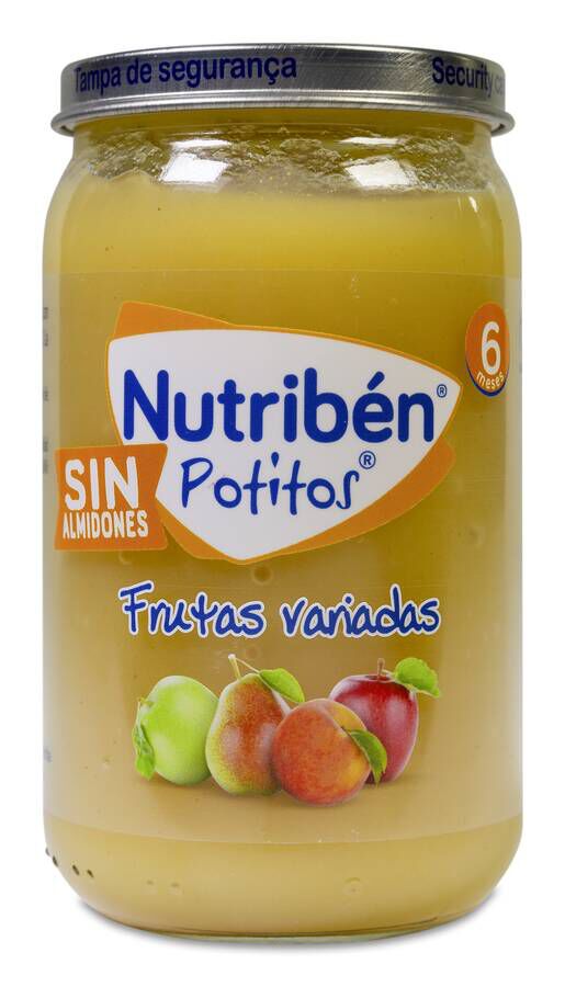 Nutribén Potitos Frutas Variadas, 235 g