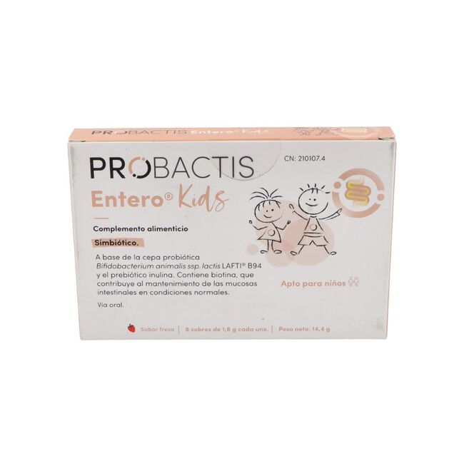 Probactis Entero Kids Fresa, 8 unidades