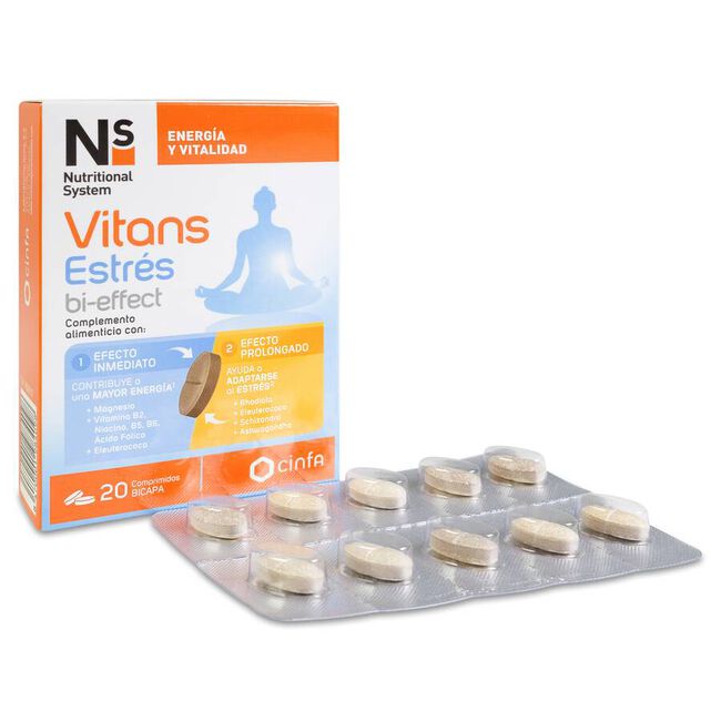 Cinfa NS Vitans Estrés Bi-Effect, 20 comprimidos