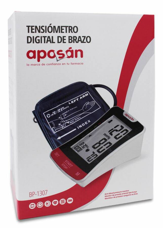 Aposán Tensiómetro Digital de Brazo, 1 Ud