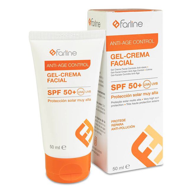 Farline Antiage Control Gel-Crema Facial SPF50+, 50 ml
