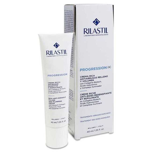 imagen de Rilastil Progression (+) Crema Rica Antiarrugas, 40 ml