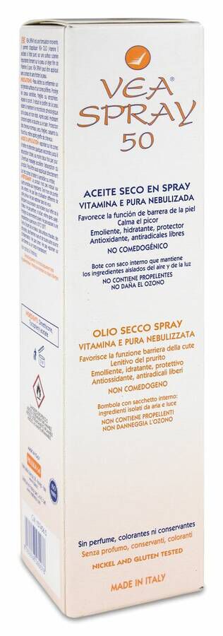 Vea Aceite Corporal Seco Spray, 50 ml