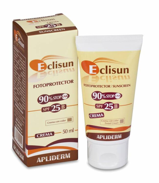 imagen de Eclisun Fotoprotector Crema con Color SPF 25, 50 ml
