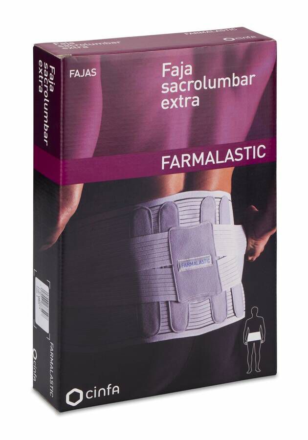 Farmalastic Faja Sacrolumbar Extra Talla 3, 1 Ud