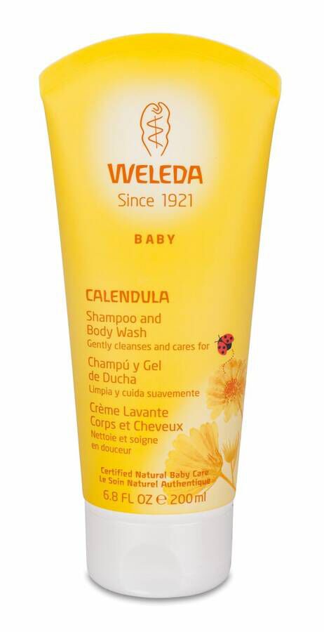 Weleda Champú y Gel de Ducha de Caléndula, 200 ml