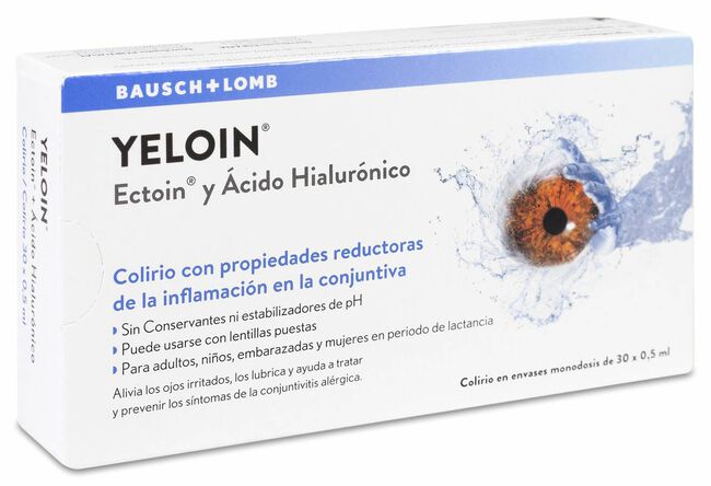 Yeloin Colirio Monodosis, 30 Uds