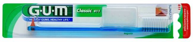 Butler GUM Cepillo Dental Classic 411 Suave, 1 Unidad