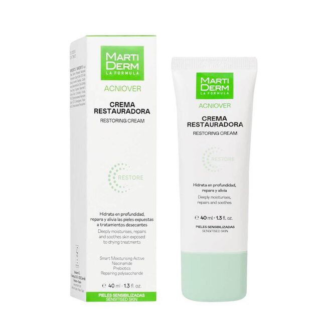 MartiDerm Acniover Restore Crema Restauradora, 40 ml