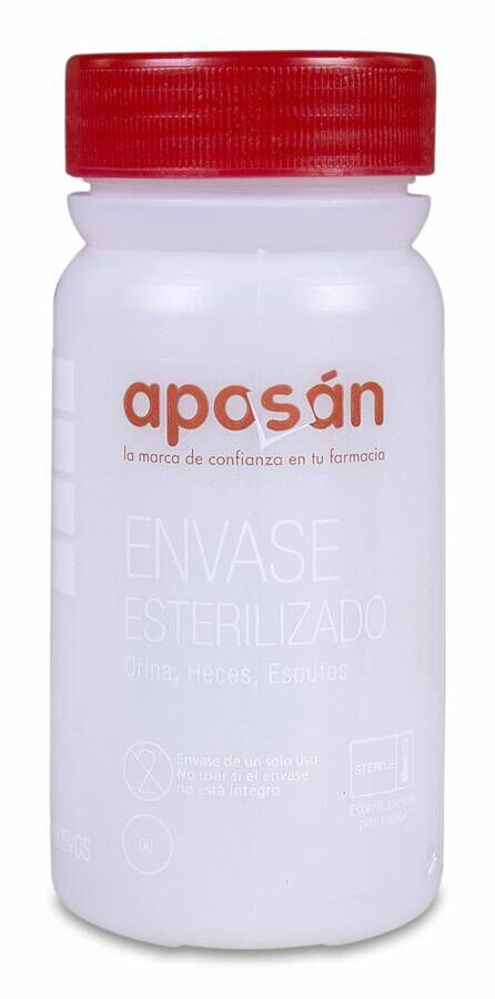 Aposán Envase Estéril para Muestra de Orina, 1 Ud