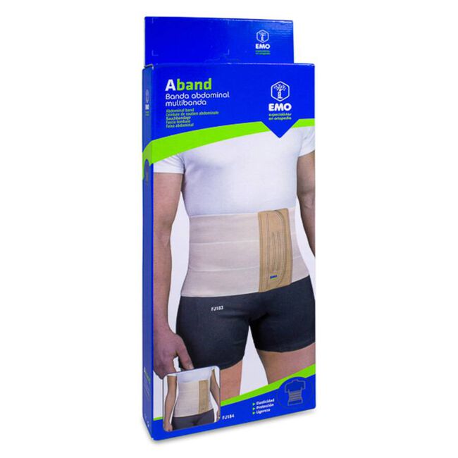 Emo Aband Banda Abdominal Multibanda Talla M, 1 Ud
