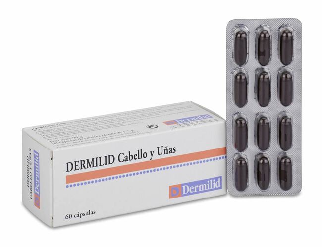 Dermilid Cabello y Uñas, 60 Cápsulas