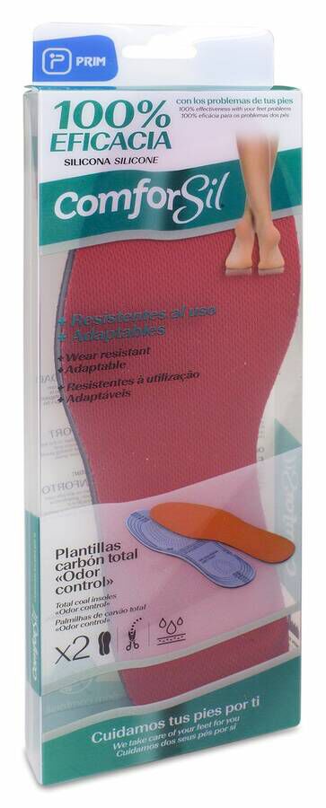 Comforsil Plantillas de Carbón Activado, 1 Par