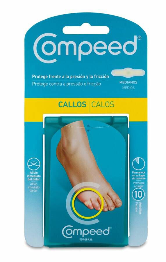 Compeed Callos Medianos Apósitos, 10 Uds