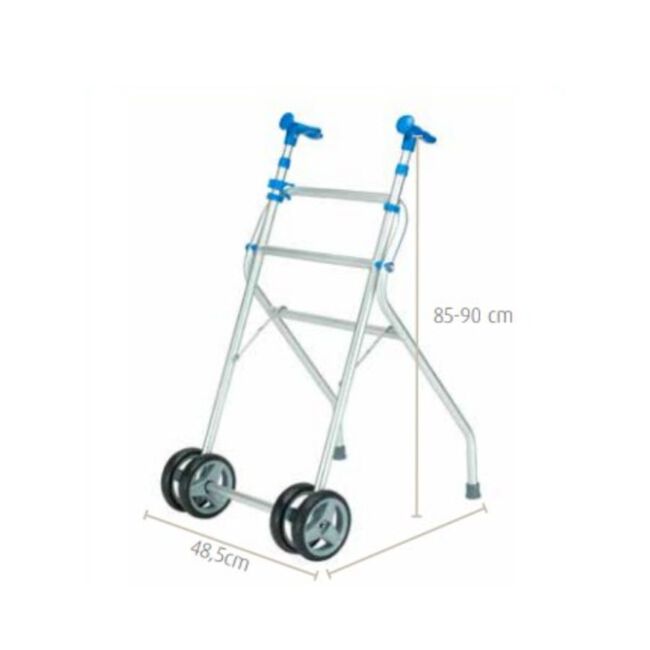 imagen de Sunrise Medical Andador Aluminio con Ruedas A137, 1 Unidad