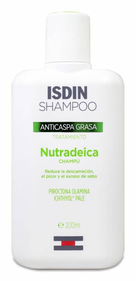 Isdin Shampoo Nutradeica Caspa Grasa, 200 ml