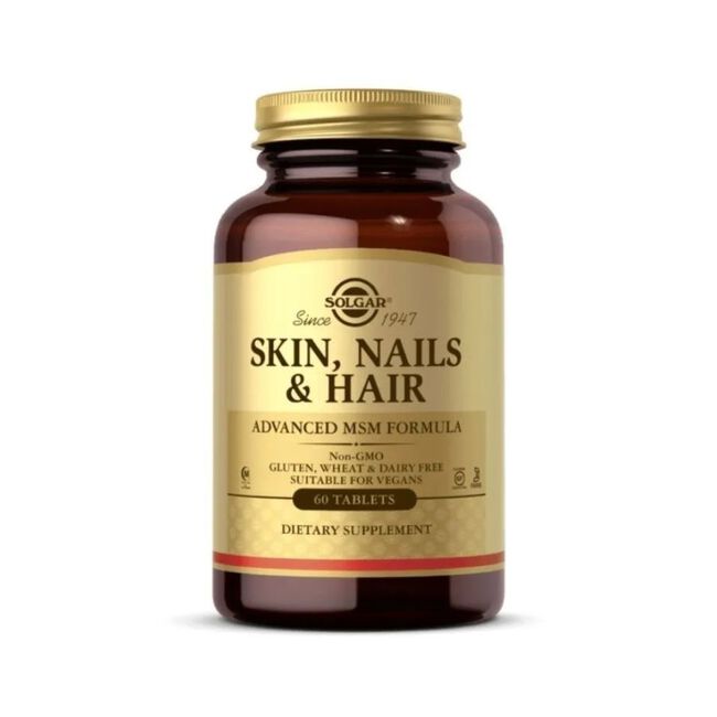 Solgar Pelo, Piel y Uñas Formula, 60 comprimidos